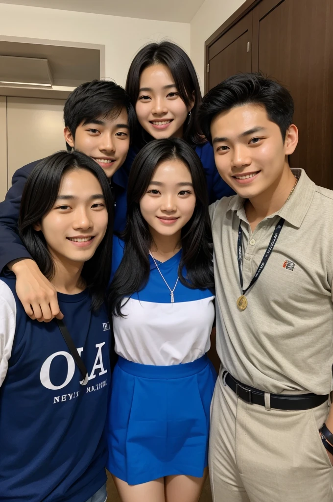 Three friends after meeting 10 years and very good friend and some problem reunion in college and one girl and two boy and he from Korea