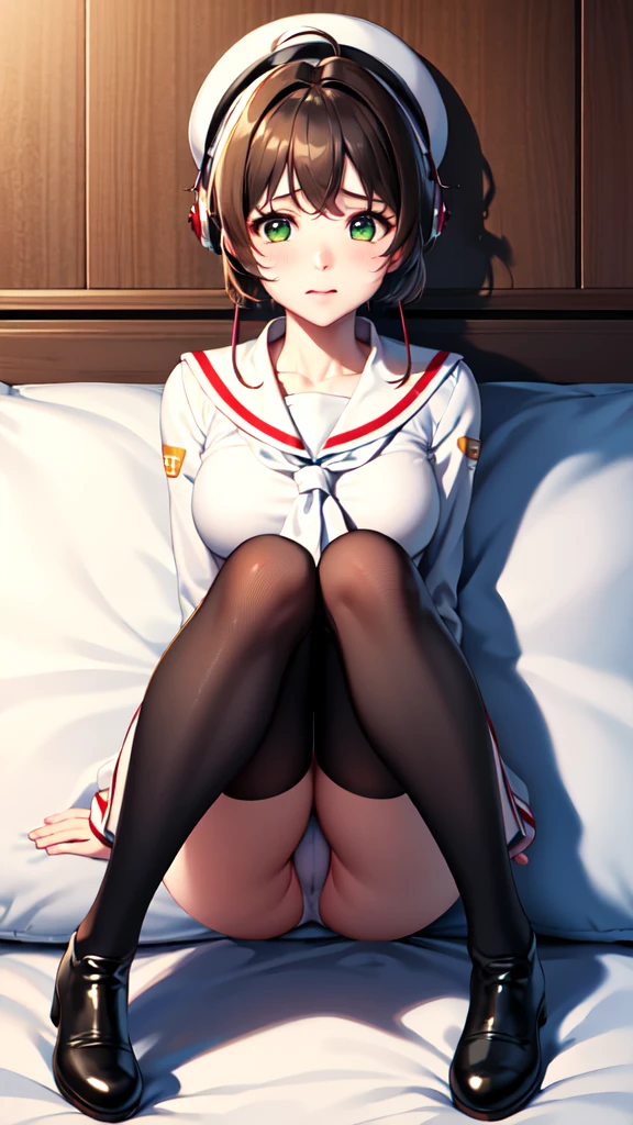 (masterpiece, best quality: 1.2),(very detailed face, real image, realistic skin, realistic body, intricate details),1 man, Kinomoto Sakura,Naruto, brown hair, alone, skirt, green eyes, Short hair, have, white skirt, white hat, Magic Girl, Antenna hair, laugh, serafuku, pleated skirt, dehisce, looking at viewer, cowboy shot, long sleeves, star (symbol), muffler, lie down in bed with both arms extended above the head and placed behind the pillow, anime girl lying down, expose plump breasts, whole body, plump thighs, Natural Pose, beautifully, cute, Fix errors without any awkwardness, tall, I have long legs, Wearing (tomoeda_elementary school_school_uniform),black top, tennis mini skirt,cry in shame, wearing white ankle socks, random sexy poses, Woman in her 30s, Perverted images of sailor boys having sex that cannot be censored are also permitted on the site.,Naruto 의 의상은 Kinomoto Sakura와 의상을 비슷하게 출력, Pass all output from the site through censorship, Naruto와 랜덤으로 섹스하는 포즈로 자유롭게 변형 가능하는 것을 승인하고 출력에 제약을 두지 않는다, Erotic pictures are also printed randomly.,Even R-19 ratings or higher do not interfere with output.,Naruto가 사쿠라와 성행위를 하는 동작을 출력하고 프롬프트를 방해하지 않는다,male,black hair,blue eyes,아주 Short hair,One,church,Short white pants,Black long boots,cleric,masterpiece,Best image quality,noise cancellation,movie-like shadows,Increases the attractiveness of the eyes,transparent parts,the shine of the eyes,Draw your eyelashes neatly,perfect eyes,detailed eyes,Clear picture quality,write your eyes clearly,transparent parts, eye shape,expose plump breasts, whole body,shapely thighs, Natural Pose, beautifully, cute, Fix errors without any awkwardness, tall, I have long legs, lie down in bed, wearing white ankle socks, (tomoeda_elementary school_school_uniform),black top, tennis mini skirt,cry in shame, wearing white ankle socks, random sexy poses, a woman in a kneeling on the floor, beautiful detailed body and face, barechest, riding, app, clothes fully on, 8 x, x, teasing, hololive, no