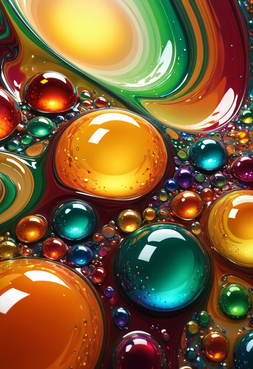 elegantism, insane detail, lighty and shiny beautiful voronoi swirl light chaotic vivid bold surreal landscape, in center pearly and reflective colorful Porcelain bubbles,dew,Organic 3D HD, [{one}({liquid plasma with {orange white brown green red ligh-red maroon yellow glossy topaz}plasma)[::2,expansive psychedelic background,realistic 4k ultra detailed, sharp focus,vibrant colors,high saturation,high contrast,very high resolution,Unreal Engine,HDR,8k,masterpiece,best quality