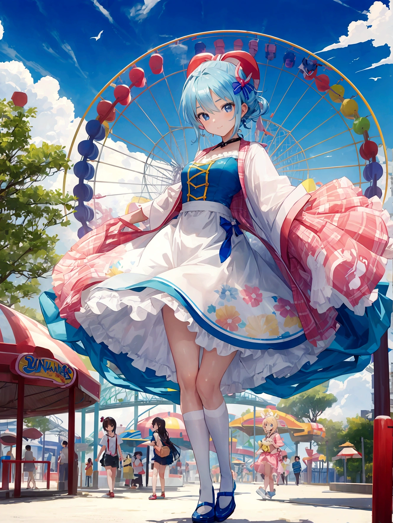 Image of an amusement park、Show Cast
