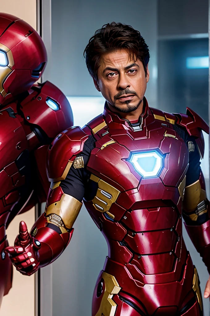 Imagine SRK as tony stark in iron man suit