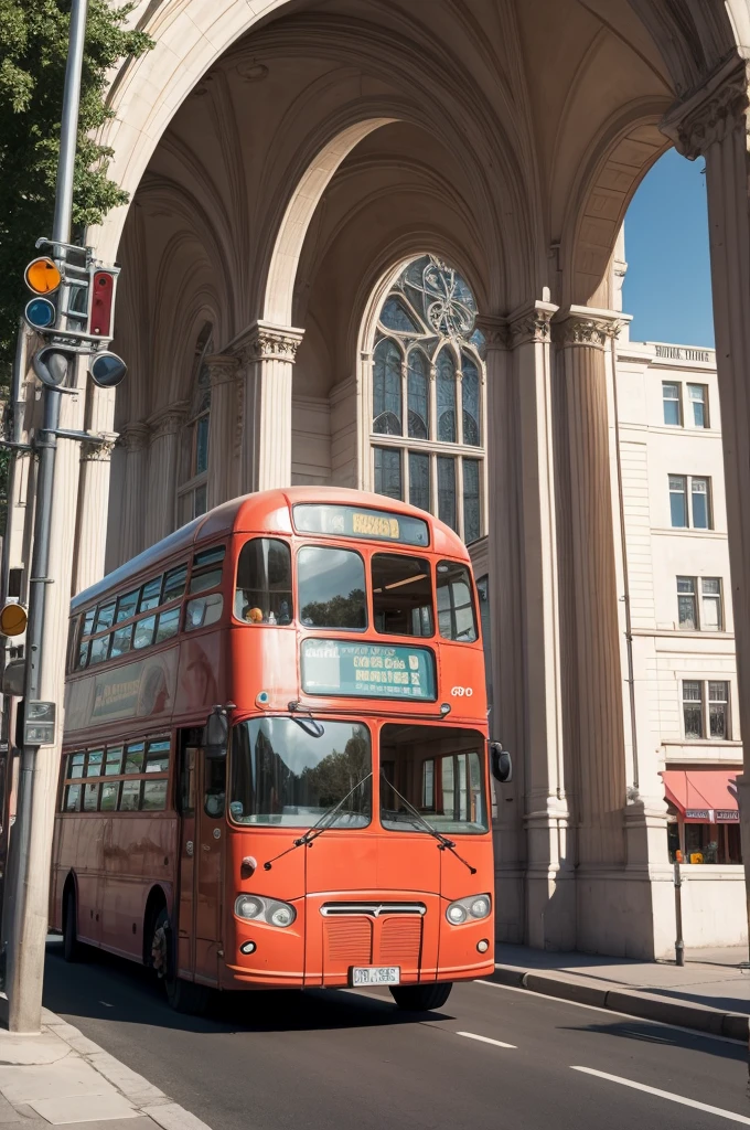 Arched bus photo