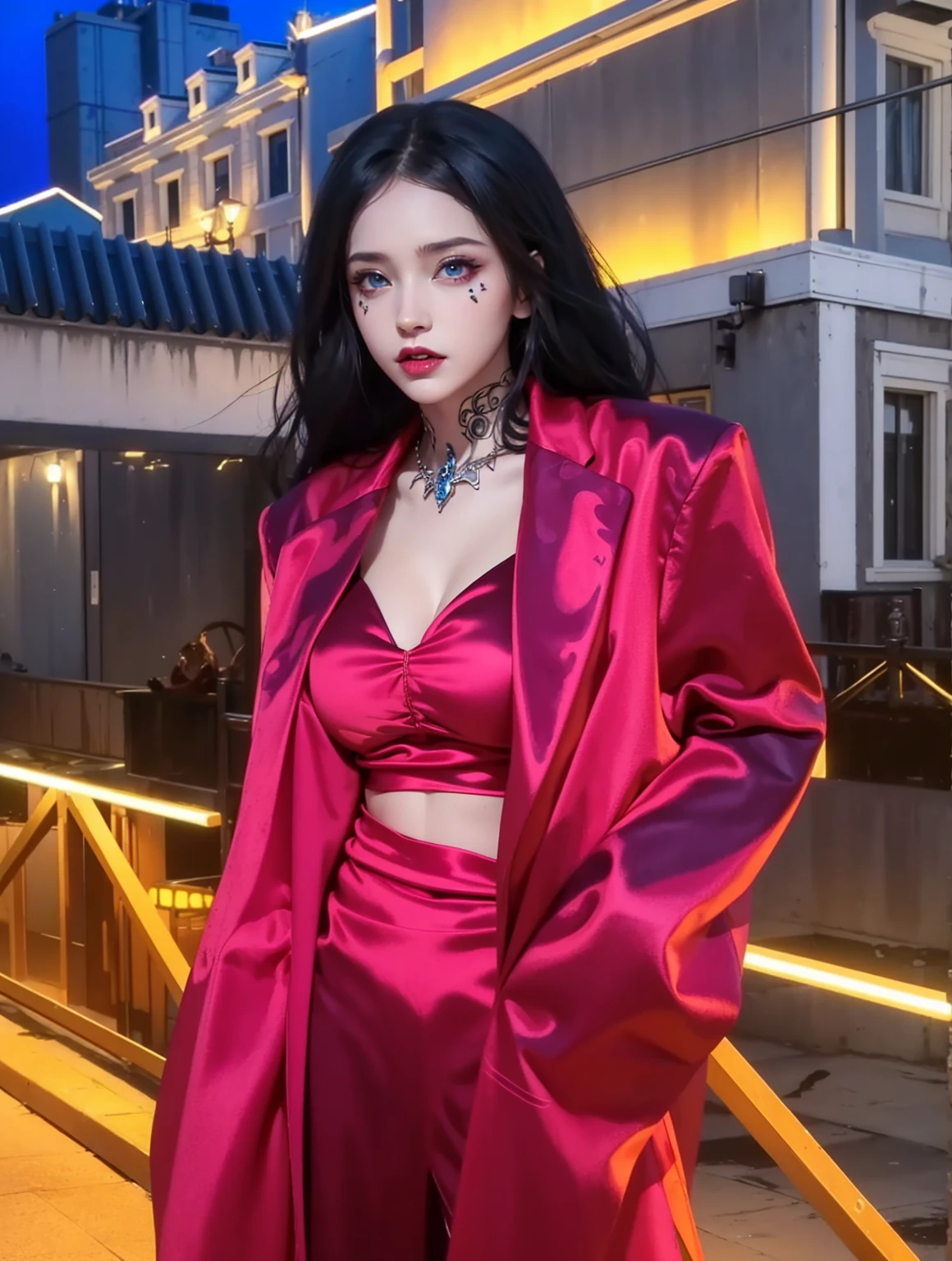 Detailed image quality,Pandora the Witch,wing, Succubus主题,堕落Angel,Excellent,scary,Secret Terror,Tentacles,With eyes,Uncanny Valley Effect,Beast Blood Moon,skeleton,vampire,Hellfire,Dark Queen,Angel,magician magic witch,16岁Angel,Eyes are blue(Pupils as deep as the starry sky),Gorgeous tattoo designs all over the body,Succubus,Dark Queen,Gold Jewelry,Steel Silver Armor,Have a tattoo