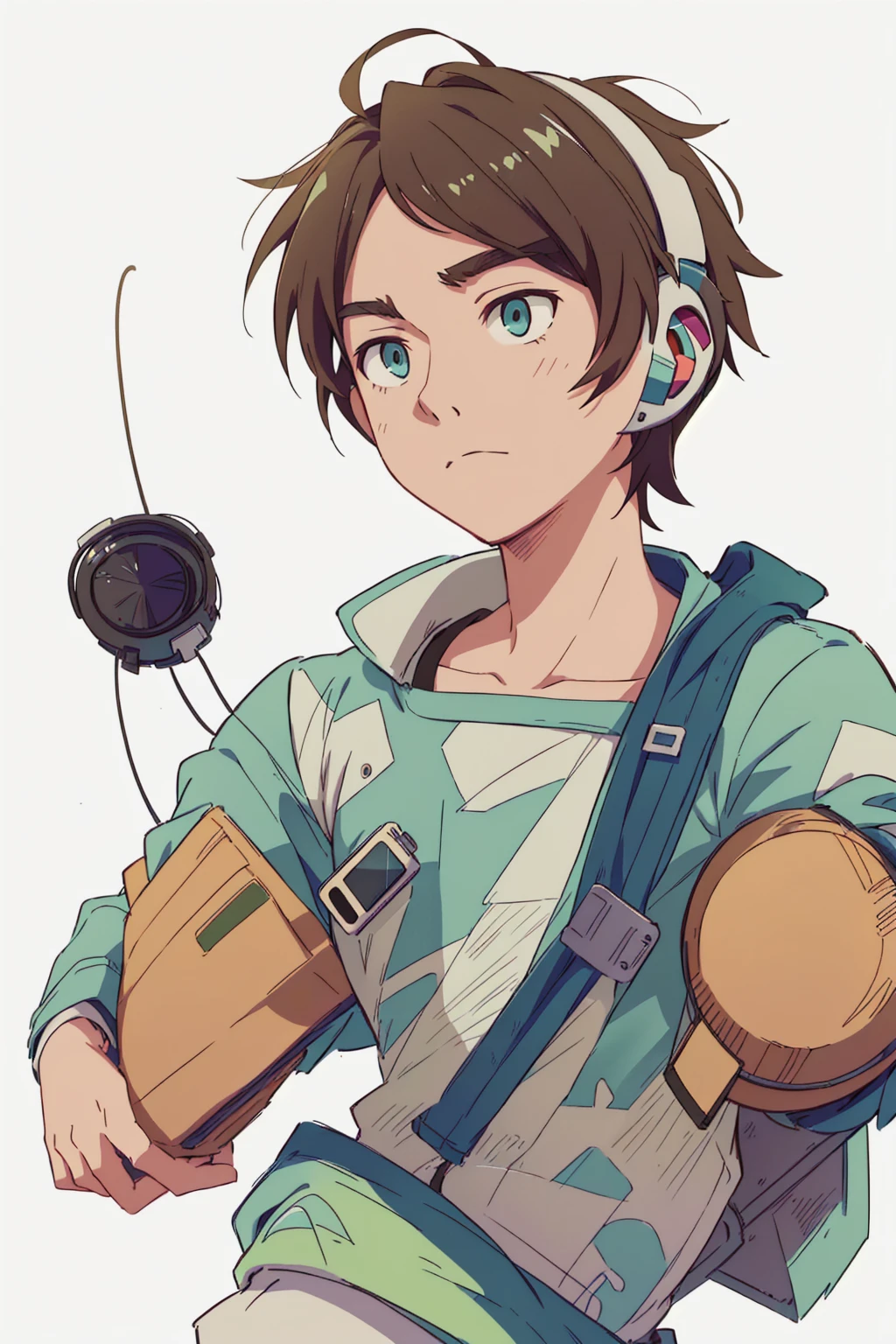 anime boy with headphones and a cell phone, makoto shinkai ( apex legends ), as an anime character, young anime man, anime style character, anime character, in an anime style, makoto, male anime character, high quality anime artstyle, makoto shinkai style, anime moe artstyle, male anime style, makoto shinkai art style