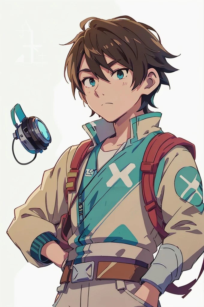 anime boy with headphones and a cell phone, makoto shinkai ( apex legends ), as an anime character, young anime man, anime style character, anime character, in an anime style, makoto, male anime character, high quality anime artstyle, makoto shinkai style, anime moe artstyle, male anime style, makoto shinkai art style