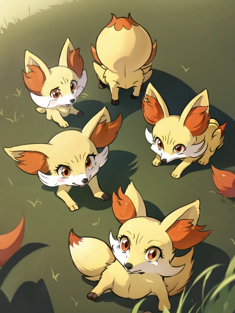 fennekin,grass
