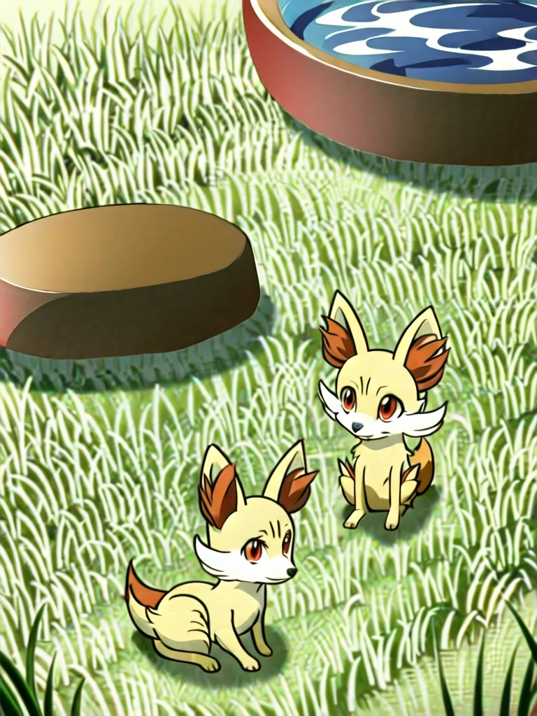 fennekin,grass