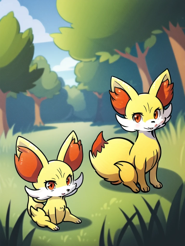 fennekin,grass