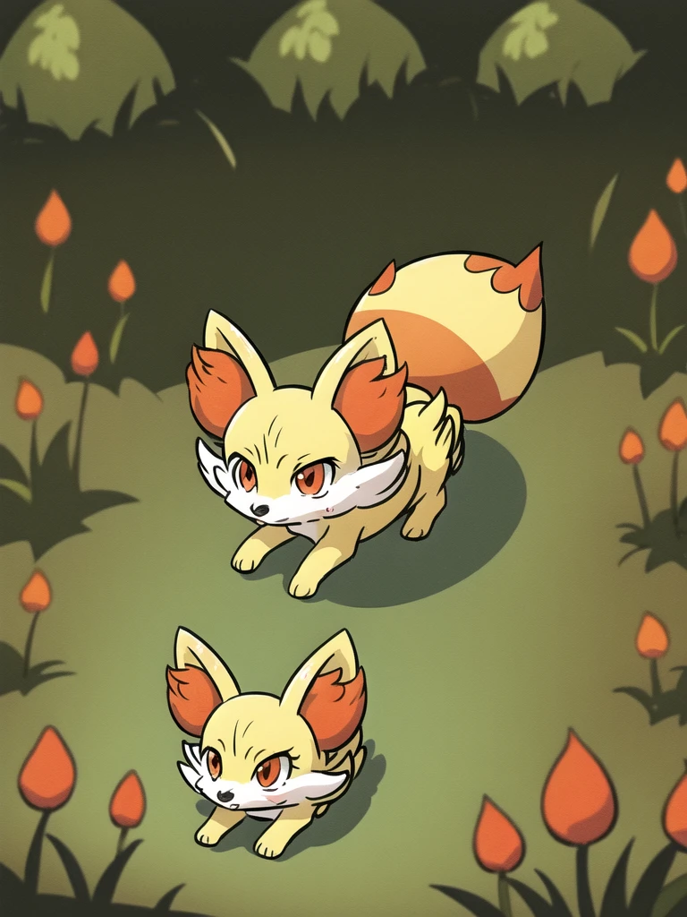 fennekin,grass