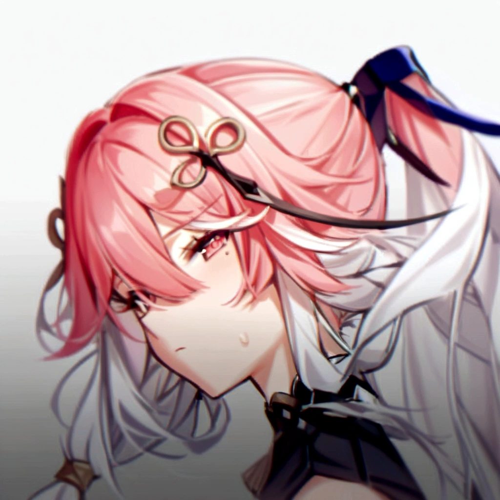 anime girl with pink hair pair of scissors, ayaka genshin impact, from arknights, fine details. girls frontline, ayaka game genshin impact, sh, madoka kaname, arknights, haruno sakura, from girls frontline, girls frontline universe, from the azur lane videogame, girls frontline style, sayori
