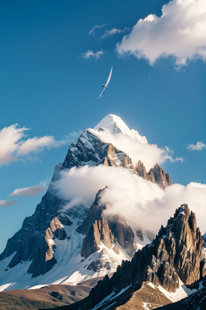 A mountain shrouded in fairy air