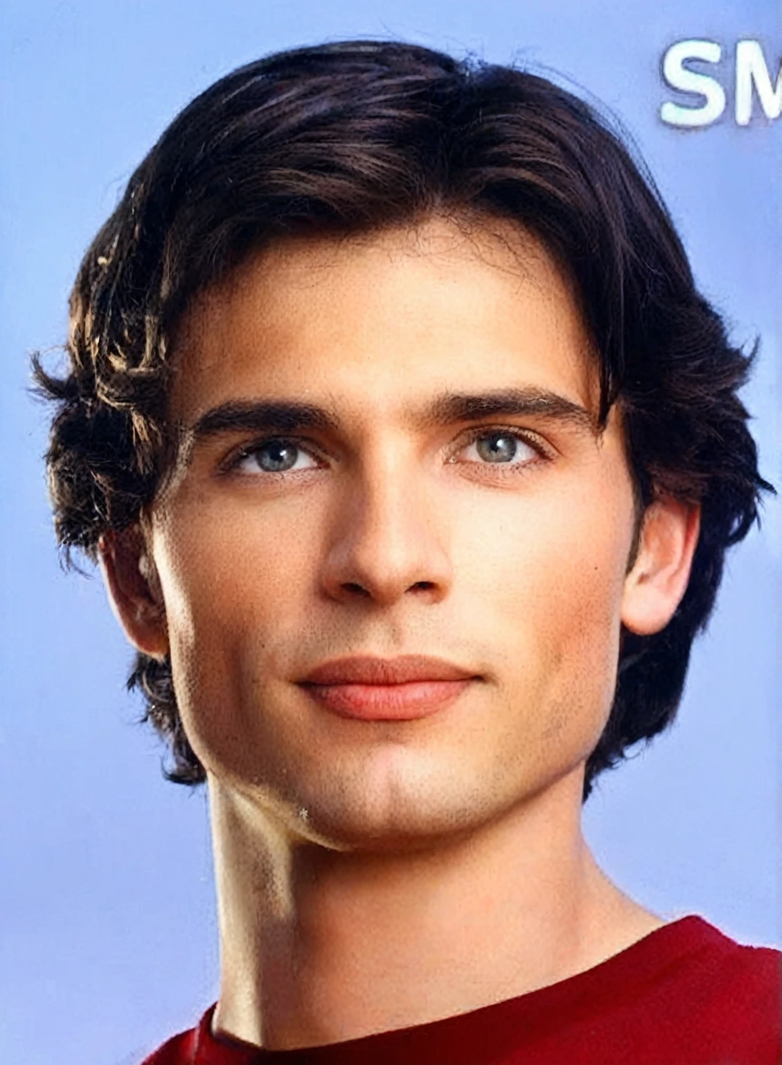 arafed image of a man with a red shirt and a smile, beautiful male face, perfect handsome face, greg rutowski, head and shoulders shot, beautiful young man, handsome face, handsome attractive face, handsome stunning realistic, beautiful young prince, handsome face and beautiful face, handsome male, handsome detailed face, with high cheekbones