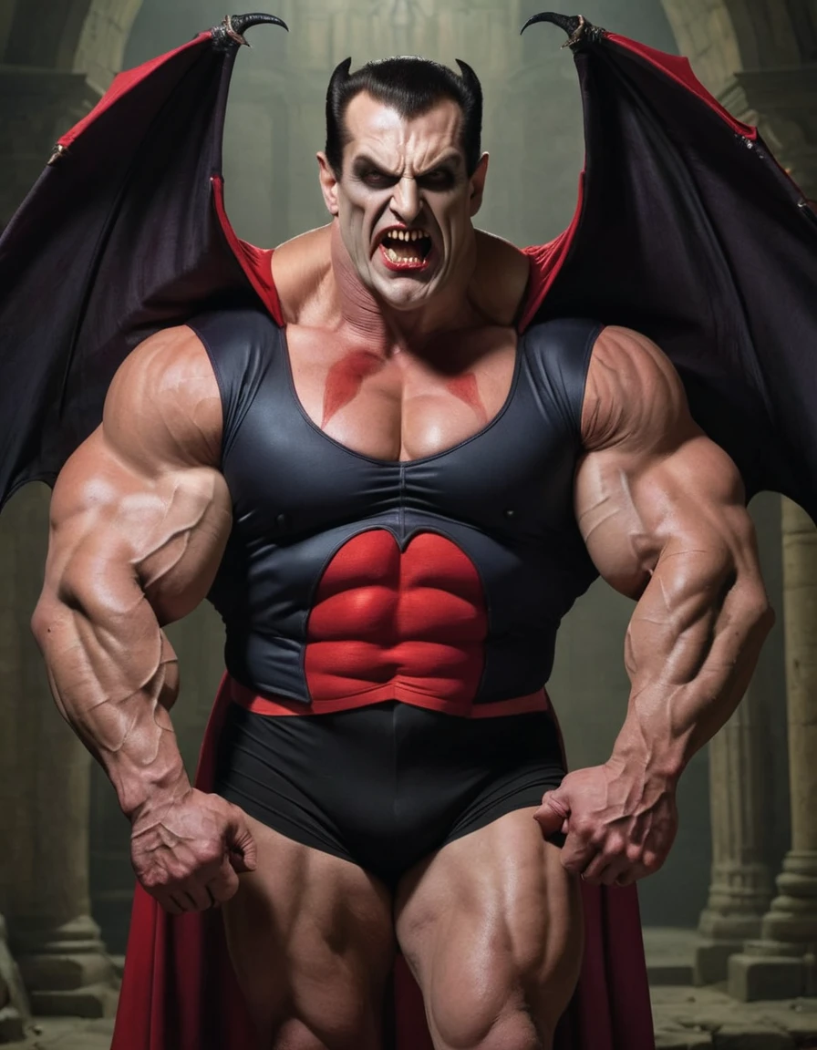 muscular and fat dracula