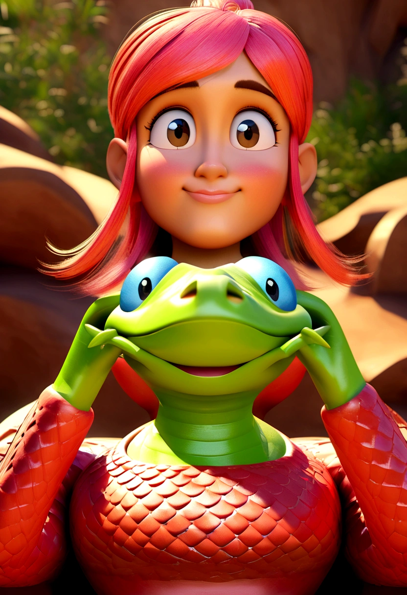 woman portrait, on top of a Dragon ::cartoon style, (((from front view))), disney pixar style, 3d film, highy detailed, bright coloured (((fully body))) ::n_style realista, アニメ