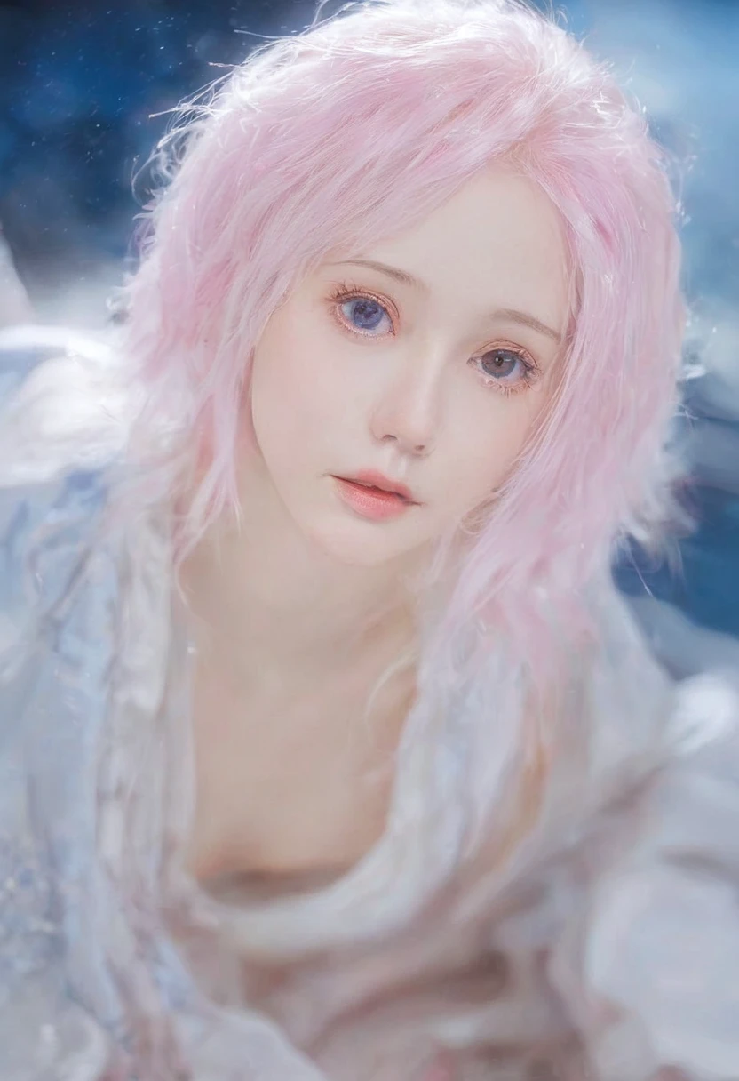 (masterpiece), (high quality), (8K resolution), (original photo), (best quality), (masterpiece:1.5), (actual:1.5), ((photo actual)), Vivid details, hyper actual,1 girl, (Lovely:1.2), fair, high quality、Delicate face, perfect face, (White hair and light pink hair:1.4), Red face, delicate eyes, (blue eyes),Colored eyes,(Big watery eyes),NSFW,, Slender figure, looking at the audience, Keep your mouth shut, real skin, shiny skin, Mid-chest, ((Uniforms)), sitting, floor,
