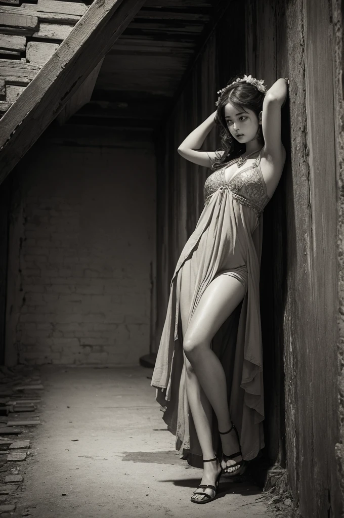 antique style. Makes a person fall into an abyss