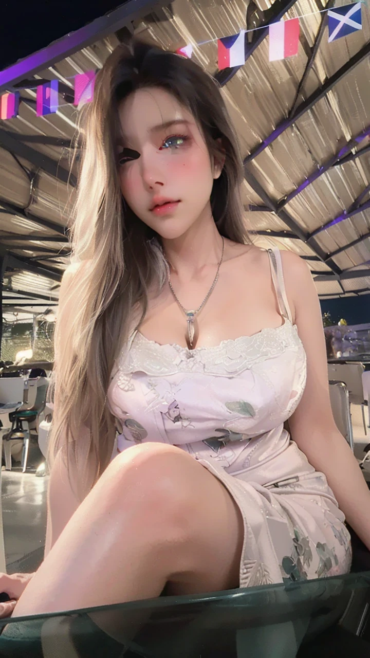 ((Best quality)), ((masterpiece)), (detailed:1.4), 3D, an image of a beautiful cyberpunk female,HDR (High Dynamic Range),Ray Tracing,NVIDIA RTX,Super-Resolution,Unreal 5,Subsurface scattering,PBR Texturing,Post-processing,Anisotropic Filtering,Depth-of-field,Maximum clarity and sharpness,Multi-layered textures,Albedo and Specular maps,Surface shading,Accurate simulation of light-material interaction,Perfect proportions,Octane Render,Two-tone lighting,Wide aperture,Low ISO,White balance,Rule of thirds,8K RAW,