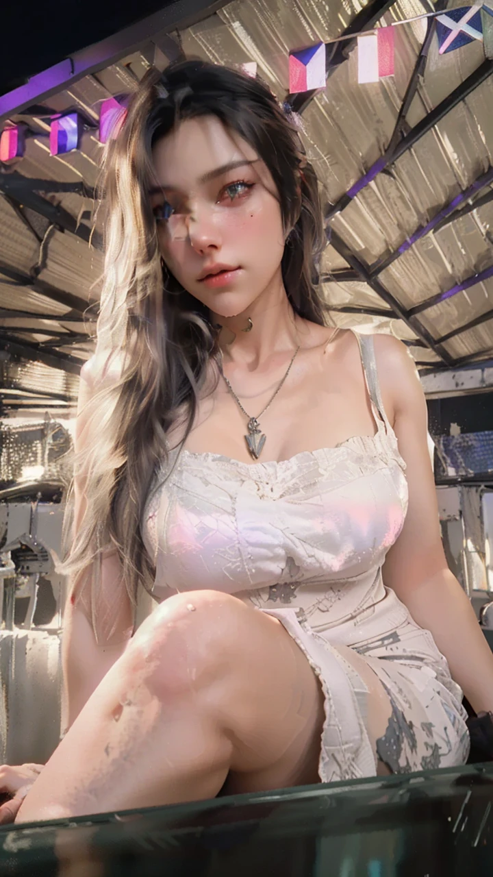 ((Best quality)), ((masterpiece)), (detailed:1.4), 3D, an image of a beautiful cyberpunk female,HDR (High Dynamic Range),Ray Tracing,NVIDIA RTX,Super-Resolution,Unreal 5,Subsurface scattering,PBR Texturing,Post-processing,Anisotropic Filtering,Depth-of-field,Maximum clarity and sharpness,Multi-layered textures,Albedo and Specular maps,Surface shading,Accurate simulation of light-material interaction,Perfect proportions,Octane Render,Two-tone lighting,Wide aperture,Low ISO,White balance,Rule of thirds,8K RAW,