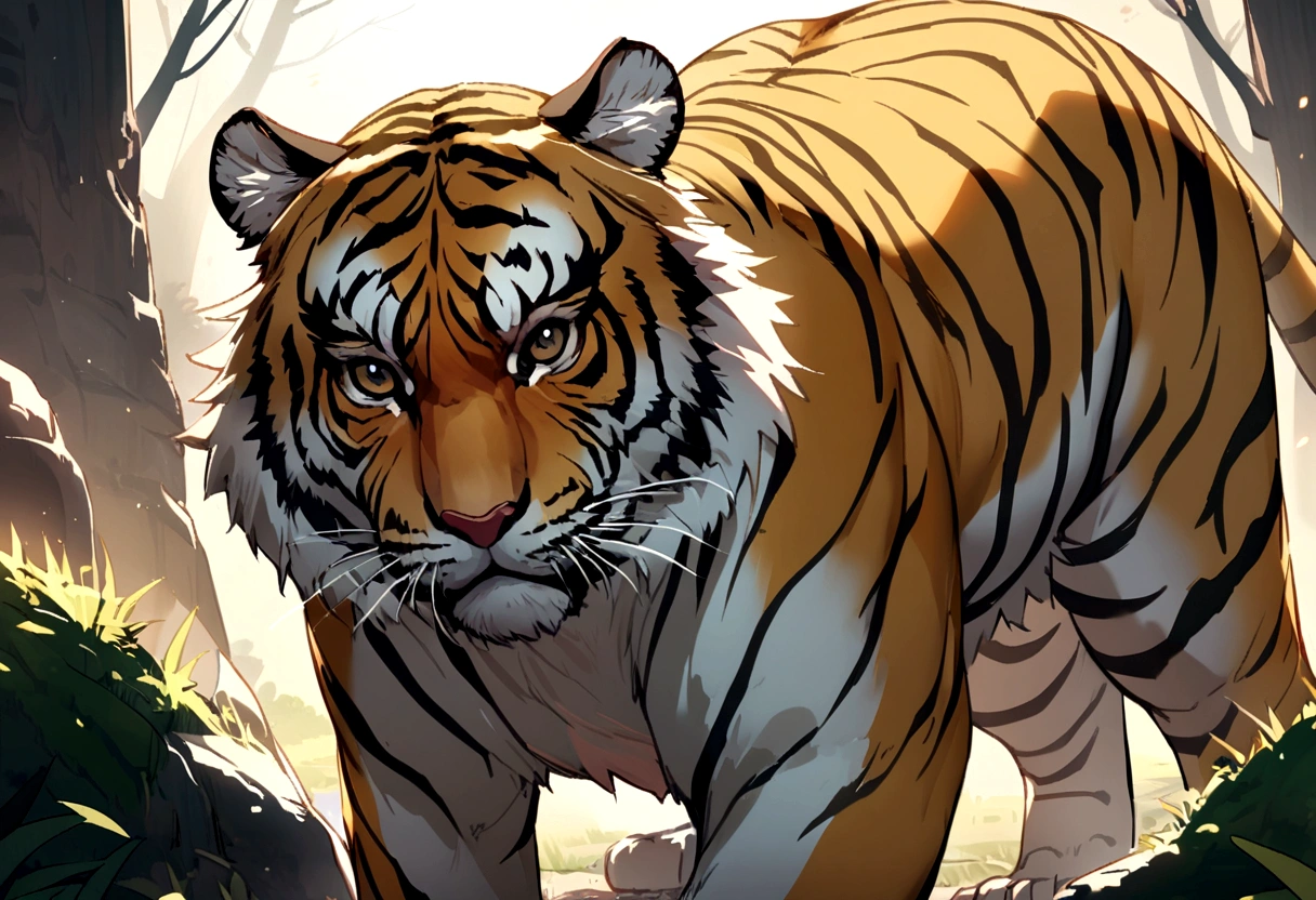 A tiger