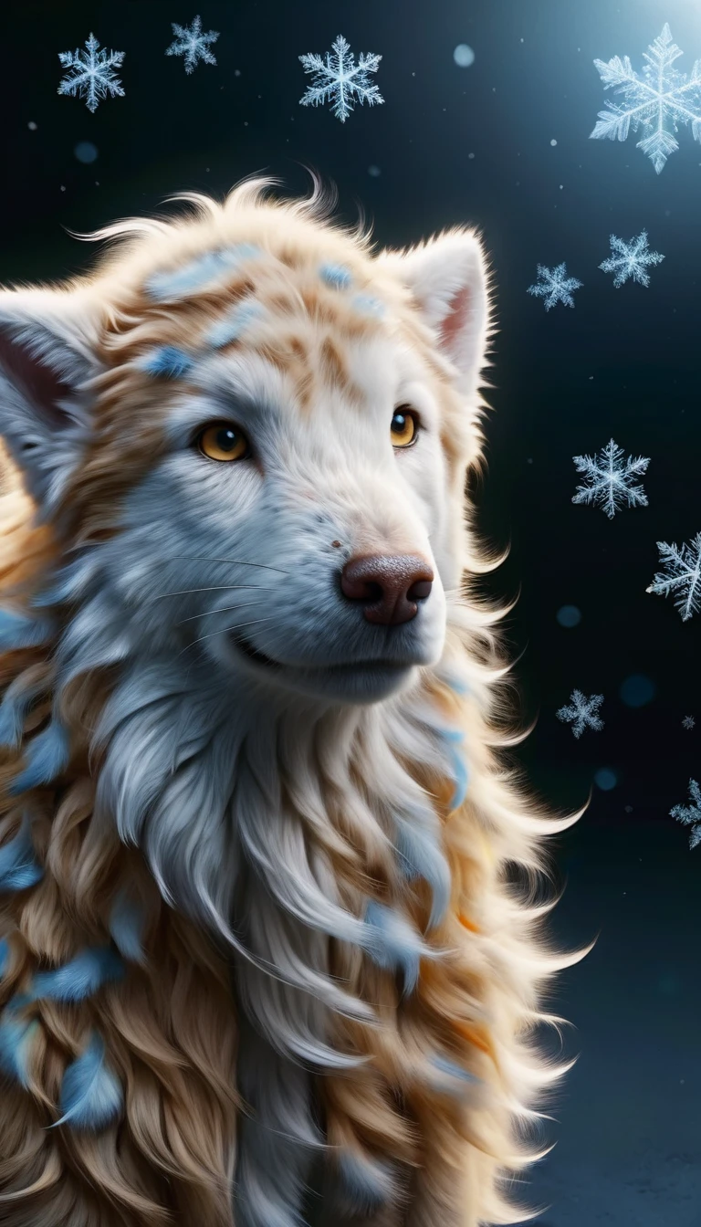 Snowflake’s expression shifts from worry to realization. She looks up, her blue eyes brightening as she remembers their mother’s special call. Midnight watches her, his yellow eyes hopeful.