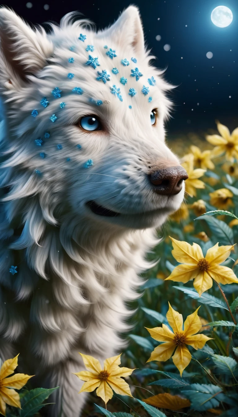 Snowflake’s expression shifts from worry to realization. She looks up, her blue eyes brightening as she remembers their mother’s special call. Midnight watches her, his yellow eyes hopeful.