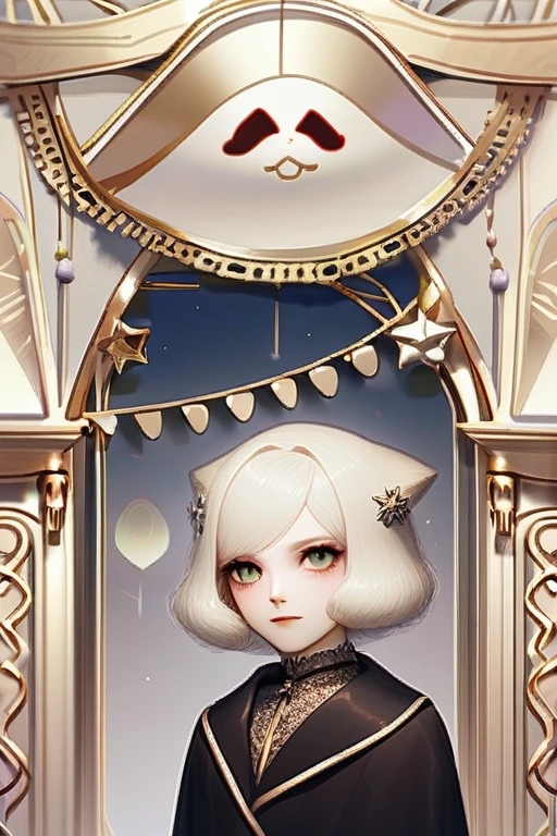((Лучшее качество)), ((шедевр)), (подробный), The cat is a girl
