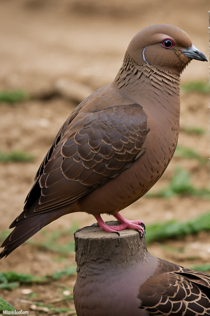 brown pigeon