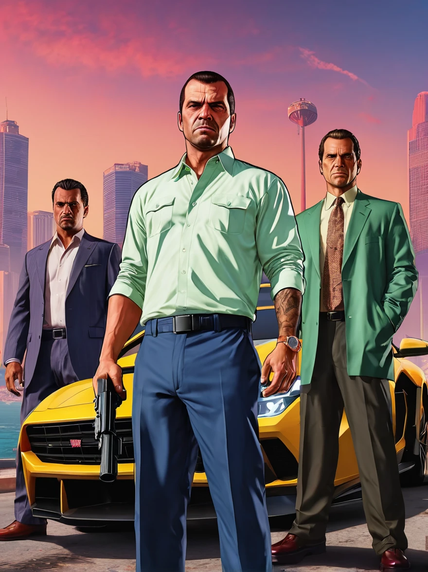 gta 6 wallpaper, gta vi style