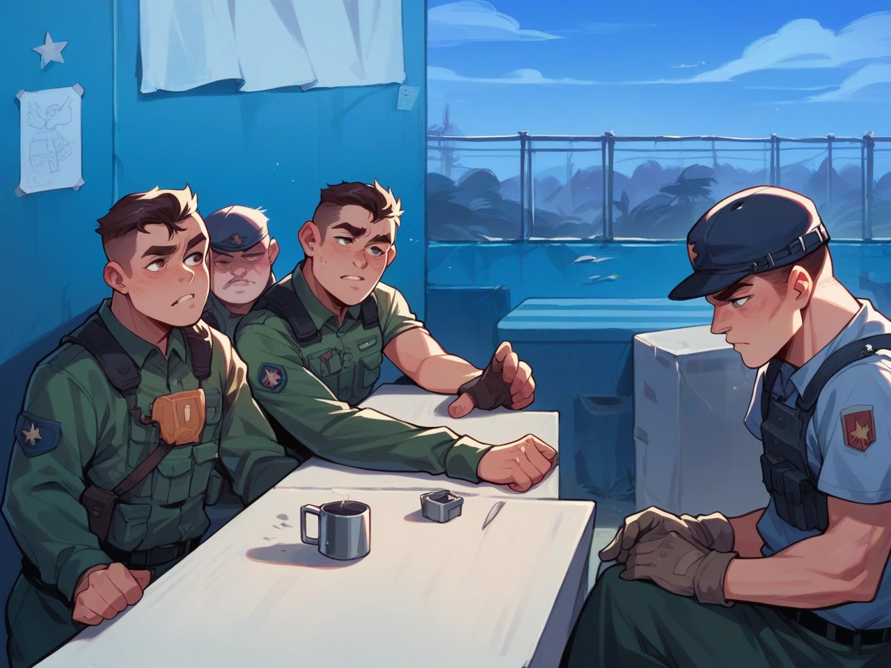 4 army forces in a secret operation