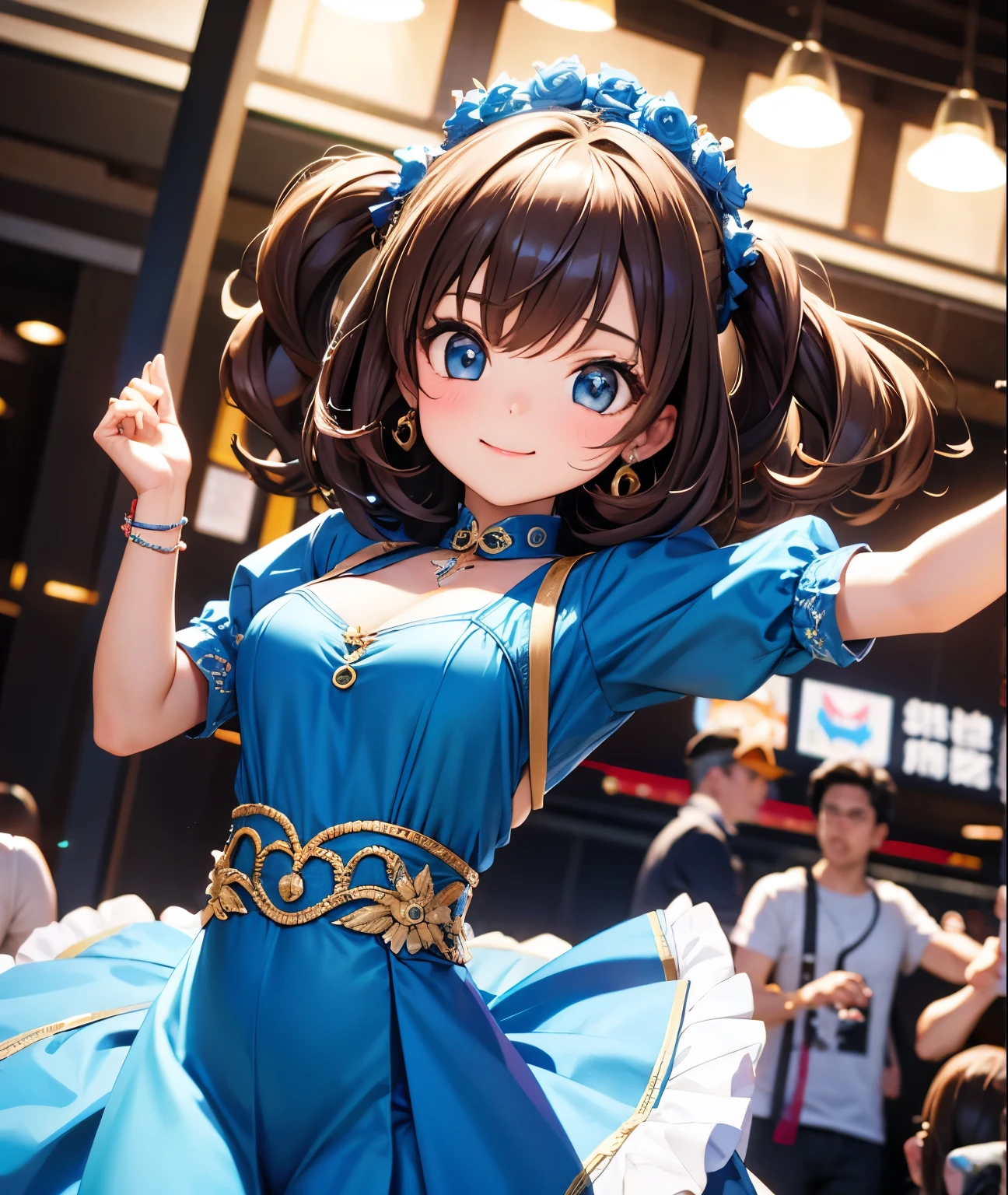 Dancing girl.