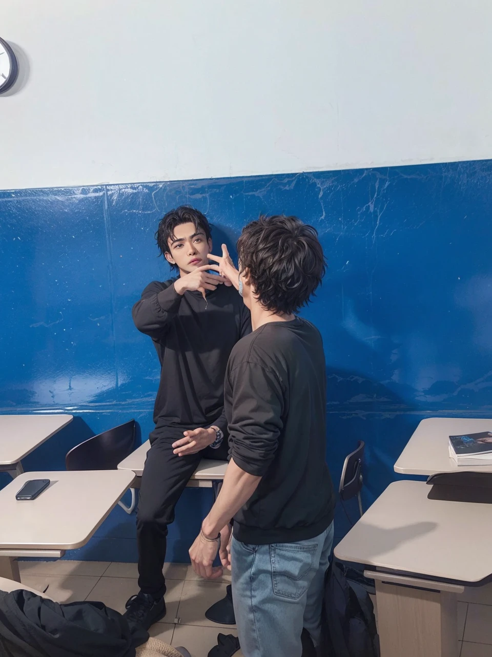 Baki hanma e yogiro hanma discutindo