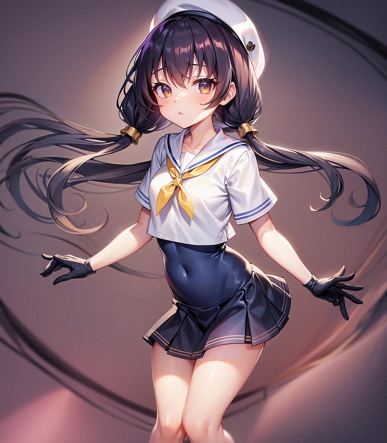 actor、ちいさなスーパーIdol、shy person、Tan Skin、(10歳のgirl)、(Beachで泳いだり)、(Wet school uniform)、(Wet and see-through uniform)、(Laughing)、((Highest quality、8k、masterpiece:1.3))、girl、White Dress:1.1、Cute girl、Primary school students、Young Girl、(Flat Chest)、(Small breasts)、(((Acup)))、bust75centimeter、Idol、Droopy eyes、yellow、Small and delicate body、Slender、Super detailed face、(Big eyes:1.2)、Make your eyes clearer、double eyelid、Ultra-high resolution,、Wide forehead、No makeup、Realistic eye and facial details, Perfect teeth alignment、Perfect eyes and a perfect mouth、 Cheerleader、スクールSwimwear、Bloomers、1girl、Gravure pose、ponytail、Charm、髪をかき上げながら笑顔でWink、Beach、mini skirt、gold、Beautiful Supermodel, Dark Eyes、Wink、Swimwear、bikini、slender、(Acup)、Fairy、ballerina、Shiny satin fabric、Pool Party、Perfect Face、Perfect Eyes、Narrow waist、ribbon、beautiful girl、(Short Hair)、ribbonの髪飾り、Garter Ring、マイクロbikini、(masterpiece), Beautiful Face, 、 Beautiful Eyes, Black Hair, very cute, 8 Life-size,8k resolution, elegant, Approaching perfection, A stunningly beautiful 10-year-old girl(1girl:1.1), Ultra-high resolution, Best Quality, Small round face, Big eyes, Highly detailed face and eyes, Slenderの, Thin thighs, Make your legs thinner,