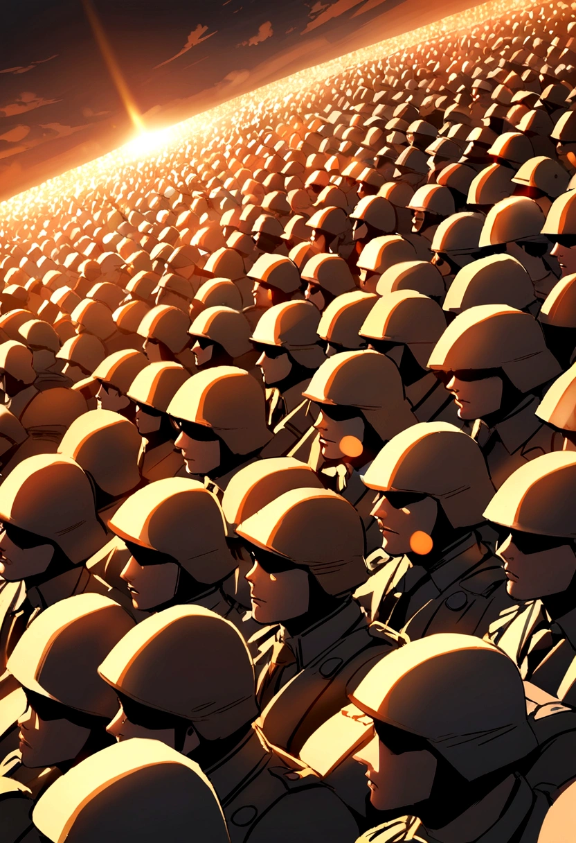 Many soldiers