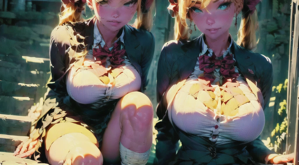 (masterpiece, best quality, 18 years old girl, wearing snug gym bloomers, brown twintails, half smile, gymnasium, highly detailed face and skin texture, focus on the girl, full body shot, realistic lighting, 8k)