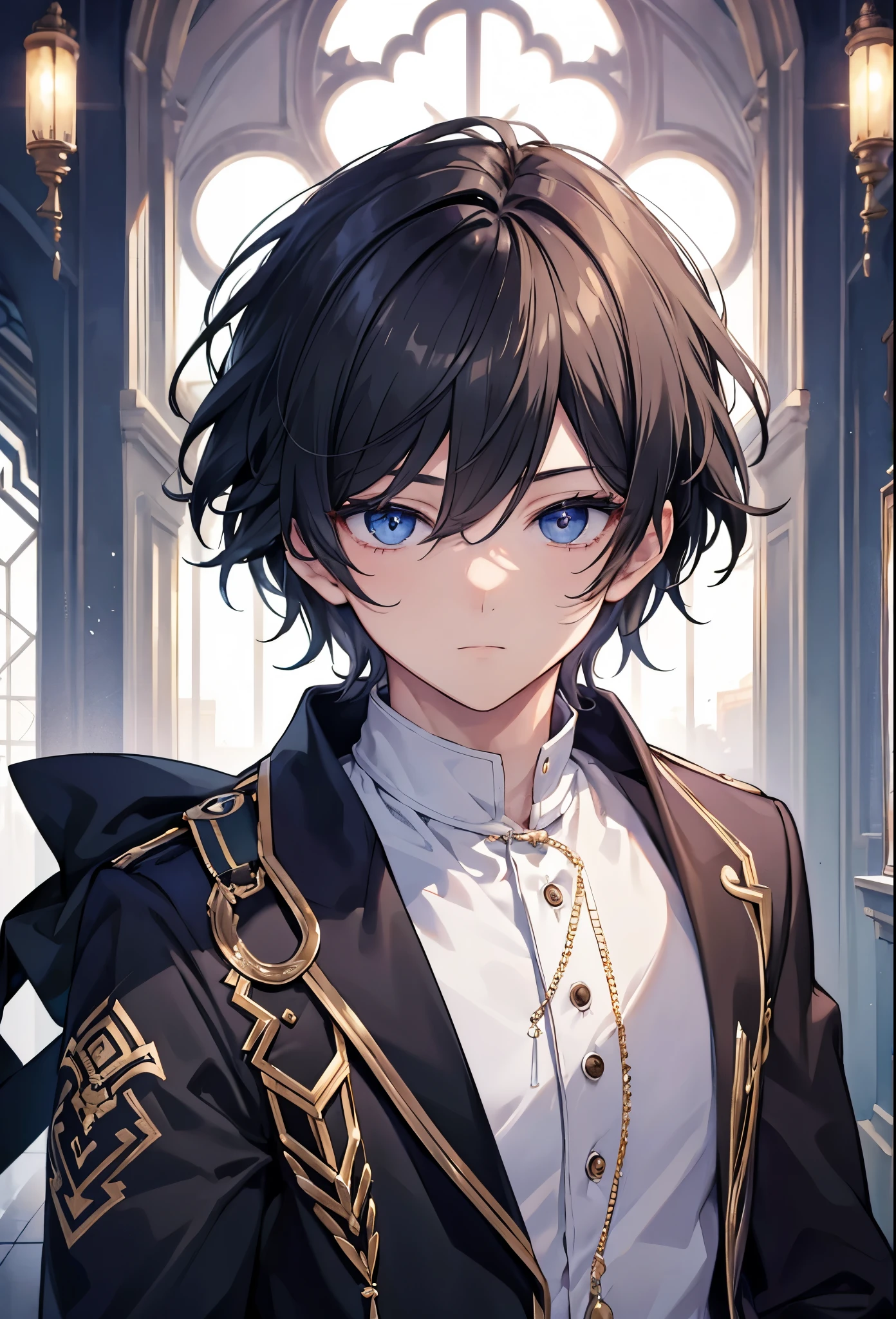 masterpiece, Best quality, 1 boy, detailed face, detailed eyes, beauty eyes, I look at the viewer, hair black,8K,boy,whole body,Handsome,Vtuber look