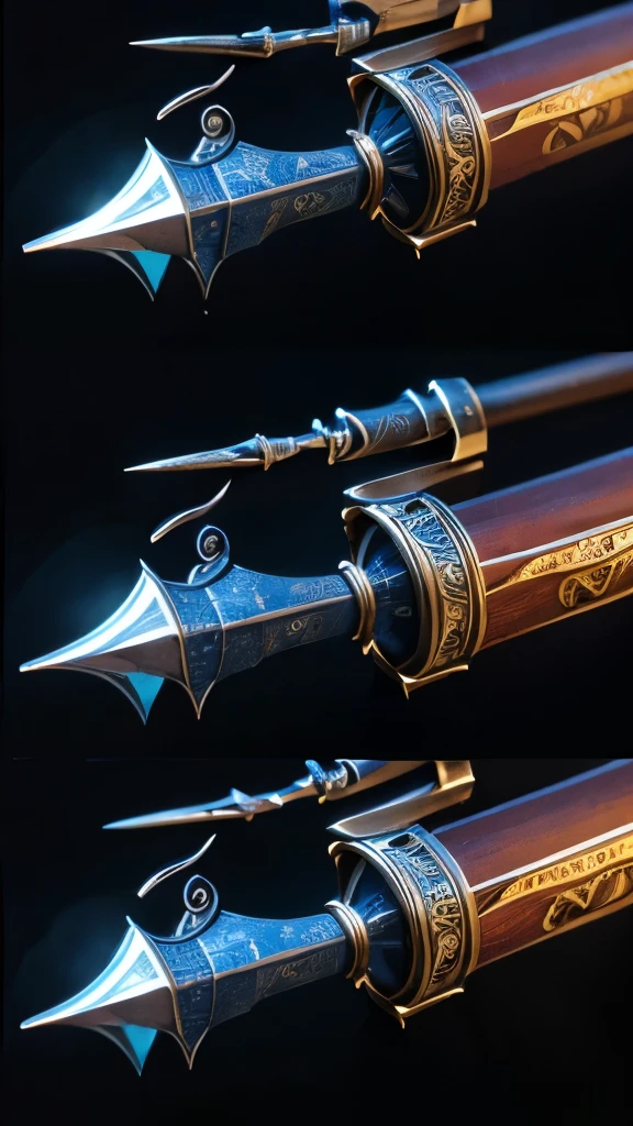 Create some magical weapons from a medieval world 
