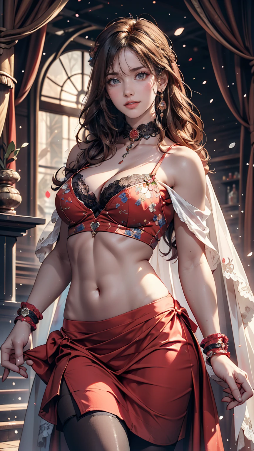 (nsfw: 1.3), (RAW photo:1.2),(photorealistic:1.4),(masterpiece:1.3),(best quality:1.4), (ultra high res, HDR,8k resolution), (high resolution textures). (Light rays, dramatic lights, high contrast). A stylish glamour shot of a beautiful vampire goddess laying in bed with intricate detailed ornaments. M shaped legs. She wears , nylon see-through ripped and worn cloth. Bare . Exposed breastsed belly. Blood dripping on legs. ((Heavy sweating, highly detailed skin indentation)) , (((crying tears, blood dripping))), (((angry face))), (((perfect symmetric face))). ((((Black open flowing hair. Intricate light head wear)))), ((((detailed cameltoe)))). ((((Intricate red jewelry with golden elements)))). Perfect small hips. Thin thighs. Big sized breast, perfem body, perfect long legs, detailed hands, perfect fingers