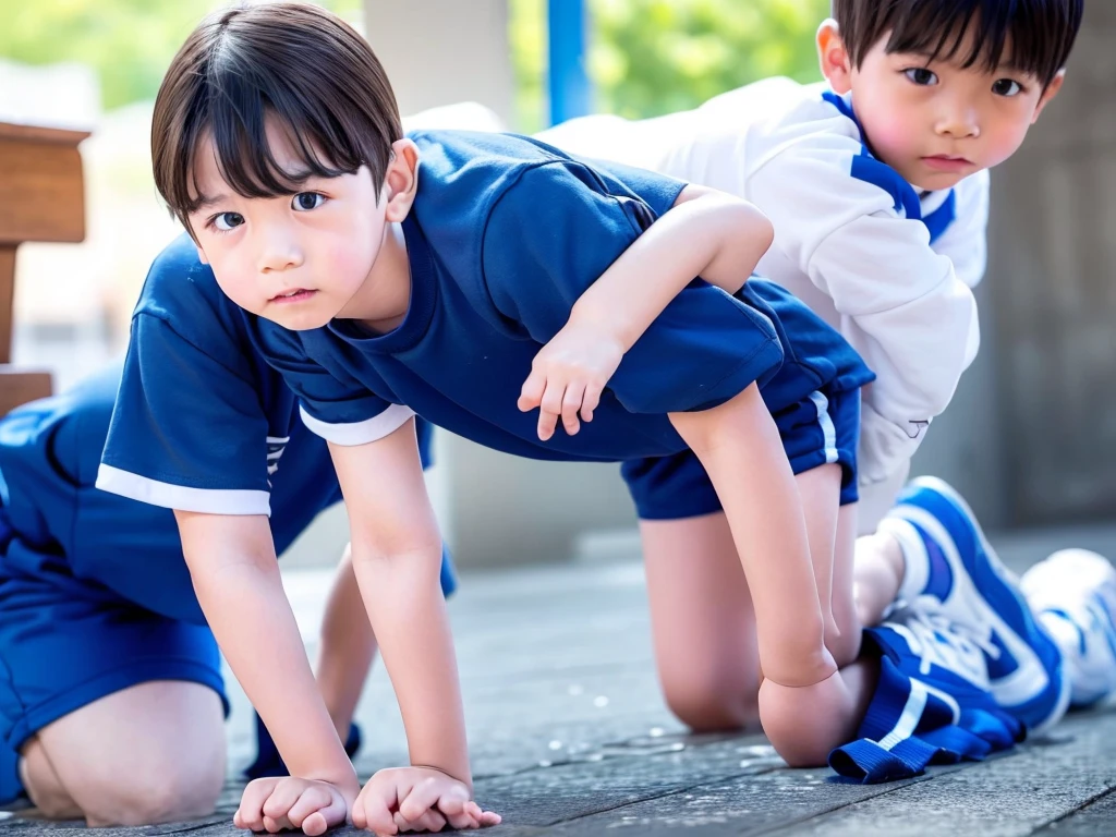 prison、 regression、Abuse、Diaper forced、Kneel、Boy rapes boy、Sex、Boy in gym clothes、(１０Age 1.4)、Blue shorts、Japanese、Hot summer day、My body is shaking with fear、I&#39;m about to cry、torture、（Boy 1.4）