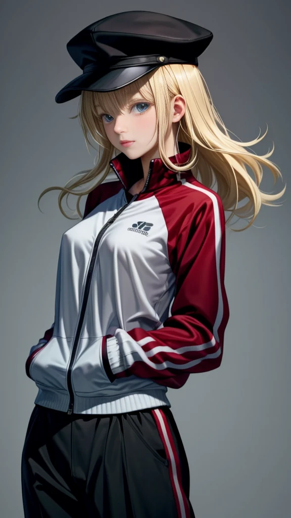 nsfw:1.5,((vaginal,sex,vulgarity,orgasm_face,hat,track_pants,track_jacket)),((masterpiece:1.5,best_quality:1.5,ultra_detailed:1.5)),((blonde_hair,blue_eyes,pale_skin))