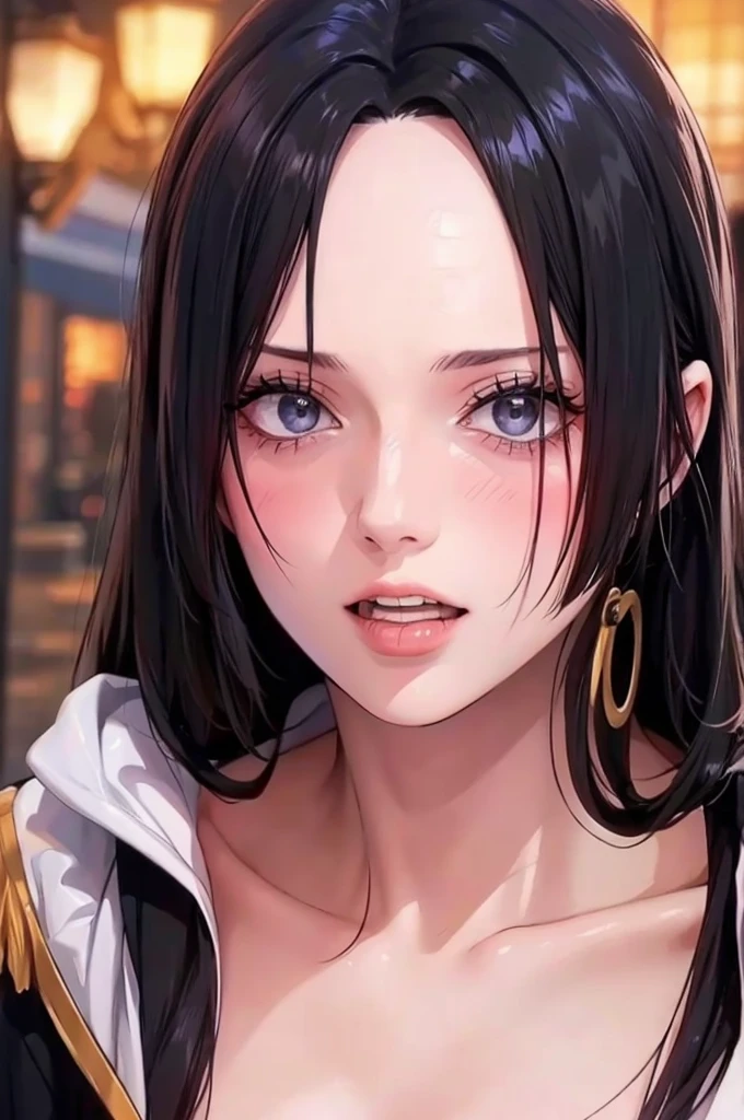 (((masterpiece))), (((best quality))), ((ultra-detailed)), (highly detailed CG illustration), Boa Hancock, (nsfw:1.4), (masterpiece:1.5), Detailed Photo, Sexy, (Best Quality: 1.4), (1girl), Beautiful Face, (Black Hair, long Hair: 1.3), Beautiful Hairstyle, beautiful detail eyes, (realistic skin), beautiful skin, absurd, attractive, ultra high resolution, high definition, (sexually aroused:1.5), Pinkish white skin, cool white light, sexy pose, Beautiful , white background, pink soft white light, Wear a white tank top, (bukkake:1.8), (zombie girl:1.6), (breeding:1.6), (cute dead girl:1.5), (deadly eyes:1.8), (Eyes without sparkle1.7), pale skin, dead body, no life, (lifeless:1.5), (Wounds on the body:1.6), (dribbling:1.5), (red blood on body:1.3), (Bruise on the body:1.4)