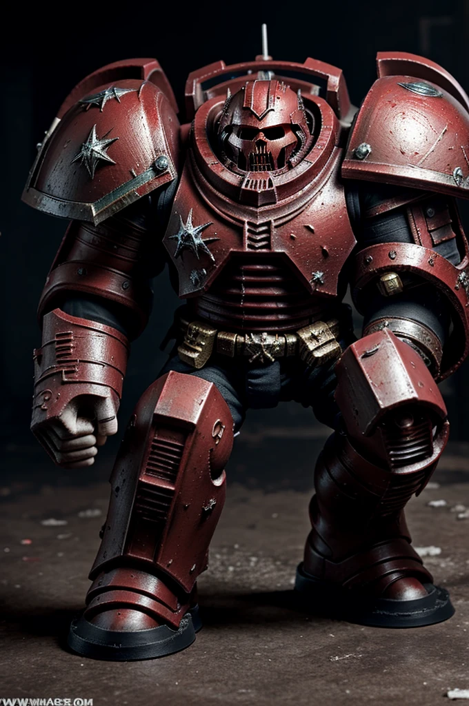 chaos space marine, red, blood angels, horor