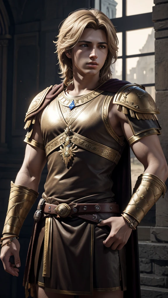 young alexander the great, ultra realism, unreal engine, 4k ultra detailed, better hands, good hands