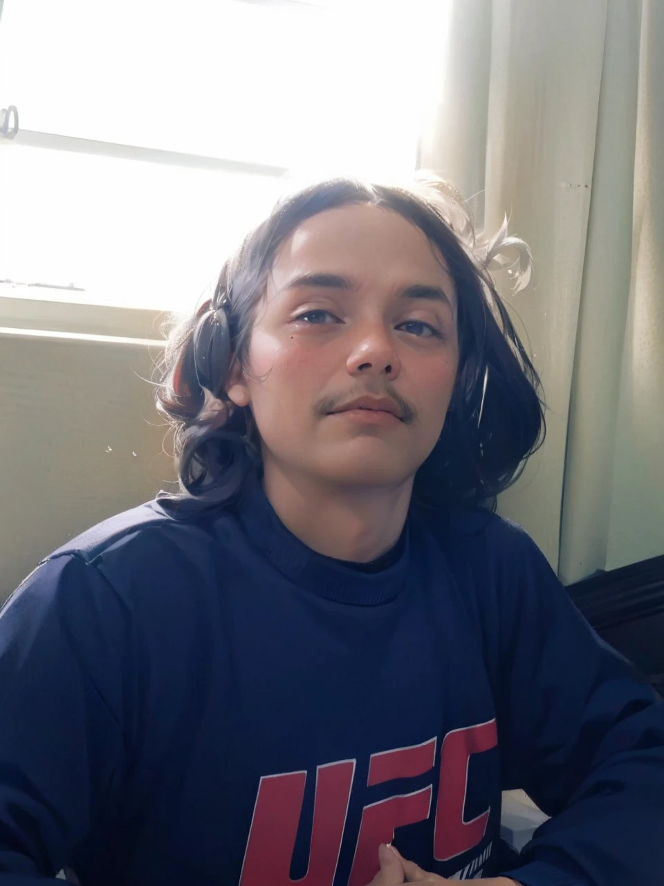 One with long black hair