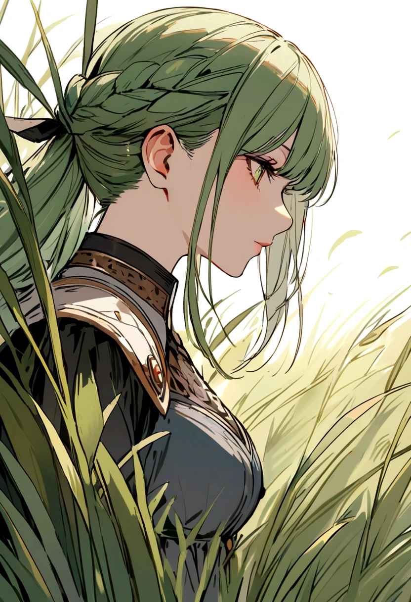Rabbit,profile,grassland