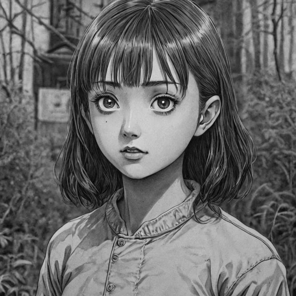 army military, (anime), bizarre scenario, Junji Ito, Yusuke Murata, black and white, 8k, anime, horror