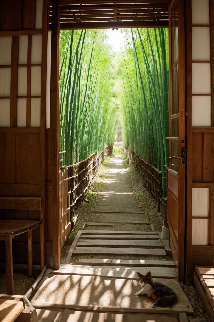 8K、detailed、Vertical portrait、long ago、On the outskirts of a village「Sanbeneda」In that bamboo grove lived a fox that could trick people.。While the villagers fear the fox、Village youth「Hikobee」Just don't be afraid、「I'll catch the fox.」And then I went to the bamboo grove alone.。
While standing guard in the dark bamboo grove、babyを背負った娘を発見。That must be a fox... I thought to myself, and followed it.、The girl went into the shack where the old woman lived.。Open the door of the house one after another、「Granny、娘はキツネでbabyは赤カブだ!」と告発するHikobee。I'd like to show you the proof.、なんとbabyをいろりの火に投げ込んでしまいます。but、babyは赤カブに変わることなく、Burned to death。The old woman became enraged and grabbed a knife.、Hikobeeに襲いかかります。逃げ惑うHikobee! Rushing to the temple for his life、I beg the monk to hide me.。Then the monk「To atone for sins、The only option is to enter the Buddhist priesthood.」It is said、Hikobeeはやむなく出家を決意し、My hair was forcibly shaved...。
This story、老婆も娘もbabyも僧侶も、The punch line is that they were all foxes.。The highlight scene is、The old woman's calm face、Grandchild(baby)The death of、The moment he suddenly transforms into a demon like a Picasso abstract painting.。Ijuin「From Saturday morning、What is the reason for doing this??」To the extent that、Because the content is too scary、If you are interested, you should take a look.。
