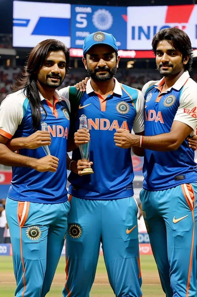 Team india with t20 wc