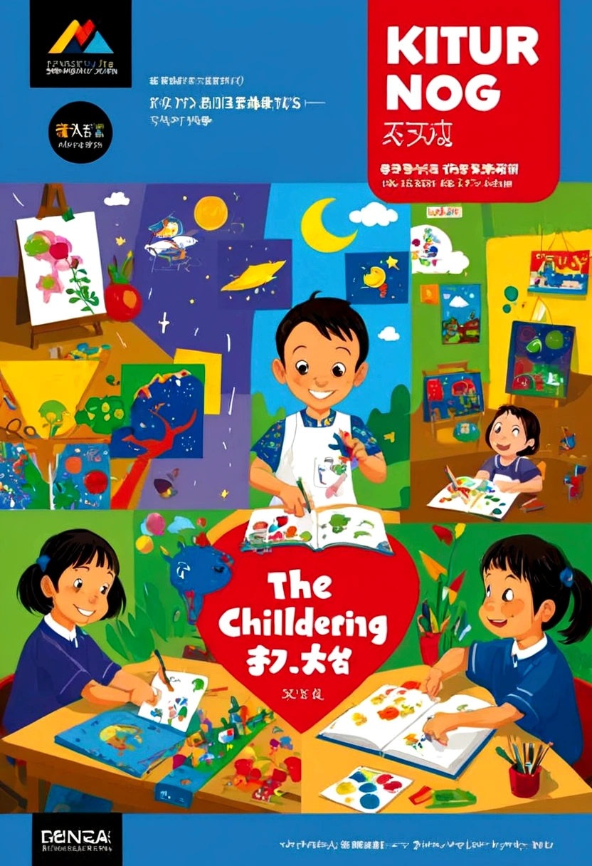画一幅关于表示futureCitygood的,The key word is children's painting,Simple,Science Fiction,future,Science Fiction意识,common sense,Scientific and technological development,City,good,No characters