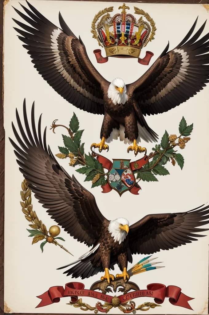 Coat of arms with an eagle