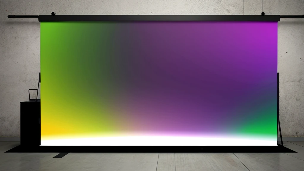 Grainy gradient background green orange purple abstract glowing color shape, black backdrop noisy texture dark banner poster header design,3d